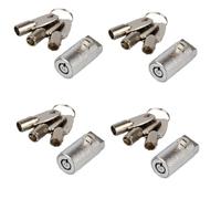 Goodheng Locks Vending Machine Lock,7 Pins Cylinder Lock with Tubular Universal Key for Soda Vending Machine,Coke Snack Machine,Coffee Maker,Candy Machine (3pcs Key) - 4 Set