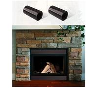 Goodhoily Fireplace Cover Draft Stopper - Pack of 2 Magnetic Covers Keep Drafts Out - 36''Lx4''W