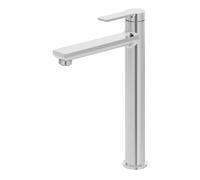 GoodHome Akita Tall Chrome Effect Round Basin Mixer Tap