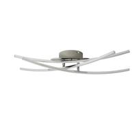 GoodHome Alani Brushed Chrome Effect Ceiling Light