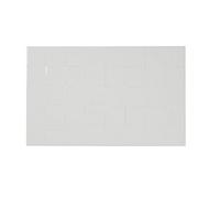 GoodHome Alexandrina White Gloss Squares Ceramic Indoor Wall Tile Sample