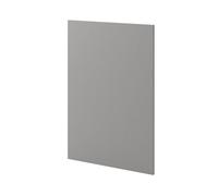 GoodHome Alisma High Gloss Grey Slab End Panel (H)934mm (W)640mm