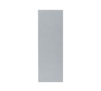 GoodHome Alisma High Gloss Grey Slab Highline Cabinet Door (W)250mm (H)715mm (T)18mm