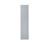 GoodHome Alisma High Gloss Grey Slab Larder/fridge Cabinet Door (W)300mm (H)1287mm (T)18mm