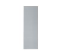 GoodHome Alisma High Gloss Grey Slab Tall Wall Cabinet Door (W)300mm (H)895mm (T)18mm