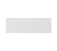GoodHome Alisma Innovo Handleless High Gloss Grey Slab Drawer Front, Bridging Door & Bi Fold Door, Pack Of 2 (H)340mm (W)997mm (T)18mm