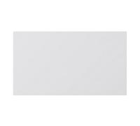 GoodHome Alisma Innovo Handleless High Gloss Grey Slab Drawer Front, Bridging Door & Bi Fold Door, Pack Of 2 (H)340mm (W)597mm (T)18mm