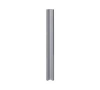GoodHome Alisma Innovo Handleless High Gloss Light Grey Standard Corner Post, (W)34mm (L)895mm
