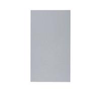 GoodHome Alisma Integrated Handle Gloss Grey Slab Highline Cabinet Door (W)450mm (H)715mm (T)19mm