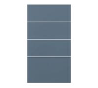GoodHome Alisma Matt Blue 4 Drawer Front, Pack Of 4 (H)715mm (W)397mm (T)18mm