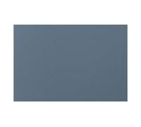 GoodHome Alisma Matt Blue Slab 2 Drawer Front, Bridging Door & Bi-Fold Door, Pack Of 2 (H)340mm (W)497mm (T)18mm