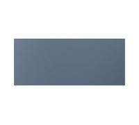 GoodHome Alisma Matt Blue Slab 2 Drawer Front, Bridging Door & Bi-Fold Door, Pack Of 2 (H)340mm (W)797mm (T)18mm