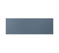 GoodHome Alisma Matt Blue Slab 2 Drawer Front, Bridging Door & Bi-Fold Door, Pack Of 2 (H)340mm (W)997mm (T)18mm