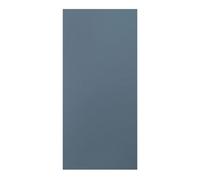 GoodHome Alisma Matt Blue Slab 70:30 Larder/fridge Cabinet Door (W)600mm (H)1287mm (T)18mm