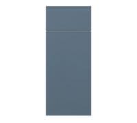 GoodHome Alisma Matt Blue Slab Door & Drawer 300mm