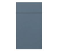 GoodHome Alisma Matt Blue Slab Door & Drawer 400mm
