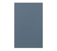 GoodHome Alisma Matt Blue Slab Highline Cabinet Door (W)450mm (H)715mm (T)19mm