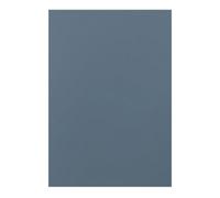 GoodHome Alisma Matt Blue Slab Highline Cabinet Door (W)500mm (H)715mm (T)18mm