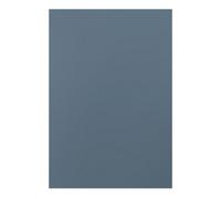 GoodHome Alisma Matt Blue Slab Tall Appliance Cabinet Door (W)600mm (H)867mm (T)18mm