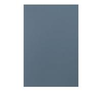 GoodHome Alisma Matt Blue Slab Tall Wall Cabinet Door (W)600mm (H)895mm (T)18mm