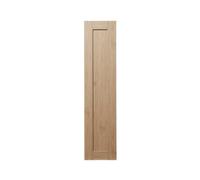GoodHome Alpinia Matt Light Oak Effect Shaker Larder Cabinet Door (W)300mm (H)1287mm (T)18mm