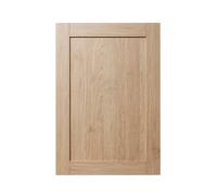 GoodHome Alpinia Matt Light Oak Effect Shaker Tall Appliance Cabinet Door (W)600mm (H)867mm (T)18mm