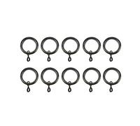GoodHome Antiki Antique Brass Effect Curtain Ring (Dia)19mm, Pack Of 10