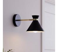 GoodHome Apennin Contemporary Matt Black Wall Light