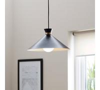 GoodHome Apennin Matt Black Pendant Ceiling Light, (Dia)350mm