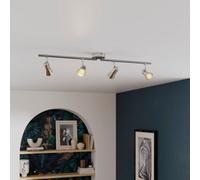 GoodHome Aphroditus Modern Satin Nickel Effect 4 Light Spotlight