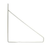GoodHome Arama White Steel Hairpin Shelving Bracket (H)210mm (D)210mm