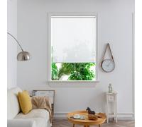 GoodHome Asthall Corded Off White Sheer Roller Blind (W)90Cm (L)180Cm