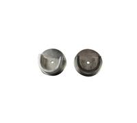 GoodHome Athens Grey Brushed Nickel Effect Metal & Plastic Recess Curtain Pole Bracket