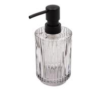 GoodHome Atocha Grey Glass Freestanding Soap Dispenser