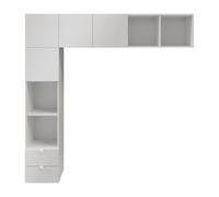 GoodHome Atomia Fixed White Overhead Unit (H)1875mm (W)1875mm (D)350mm