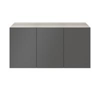 GoodHome Atomia Freestanding Matt Anthracite 1 Drawer Sideboard (H)750mm (W)1500mm (D)470mm
