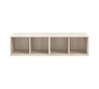 GoodHome Atomia Freestanding Matt Oak Effect Bookcases, Shelving Units & Display Cabinets