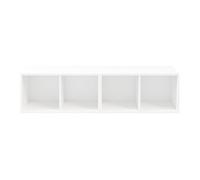 GoodHome Atomia Freestanding Matt White Bookcases, Shelving Units & Display Cabinets