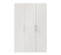 GoodHome Atomia Freestanding Matt White Chipboard Wardrobe (H)2250mm (W)1500mm (D)580mm
