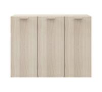 GoodHome Atomia Freestanding Oak Effect Office & Living Storage