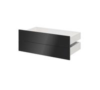 GoodHome Atomia Gloss Anthracite Slab External Drawer (H)184.5mm (W)997mm (D)500mm, Set Of 2