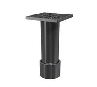 GoodHome Atomia Grey Cabinet Feet (H) 110mm- 120mm, Pack Of 2