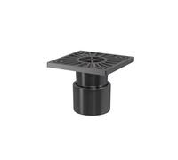 GoodHome Atomia Grey Cabinet Feet (H) 50mm- 60mm, Pack Of 2