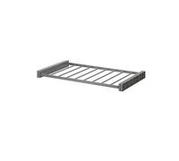 GoodHome Atomia Grey Metallic Effect Pull-Out Trouser Storage Rack (W)714mm (D)400mm