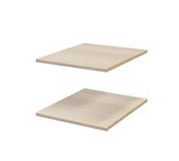 GoodHome Atomia Matt Beige Oak Effect Shelf, (L)464mm (D)562mm