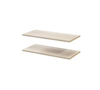 GoodHome Atomia Matt Beige Oak Effect Shelf, (L)714mm (D)332mm