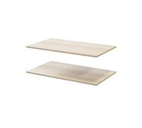 GoodHome Atomia Matt Beige Oak Effect Shelf, (L)964mm (D)562mm