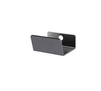 GoodHome Atomia Matt Grey Doors & Drawers Edge Handle (L)3.7Cm (D)34.5mm, Pack Of 2