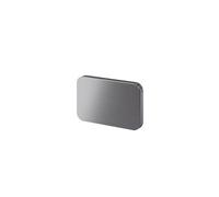 GoodHome Atomia Matt Grey Doors & Drawers Front Handle (L)3.7Cm (D)20.5mm, Pack Of 2