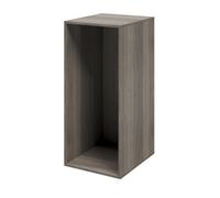 GoodHome Atomia Matt Grey Oak Effect Modular Furniture Cabinet, (H)1125mm (W)500mm (D)580mm